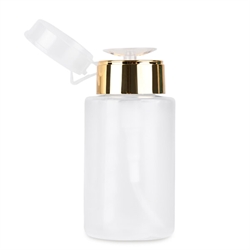 Dispenser med pumpe til væsker, Guld design, 150 ml, GNB